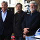 Mark Hamill tras recibir su estrella en el Paseo de la fama de Hollywood.
